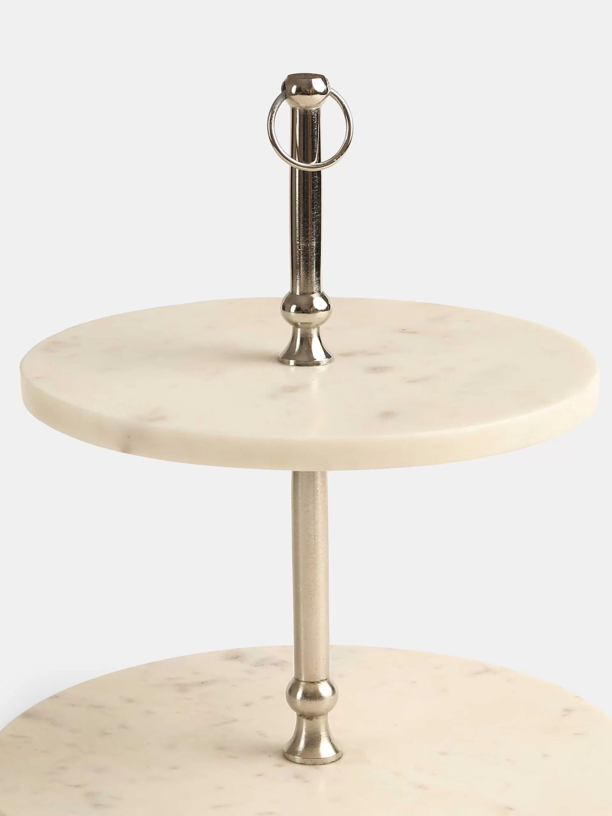Cake Stand - Marble Two Tier