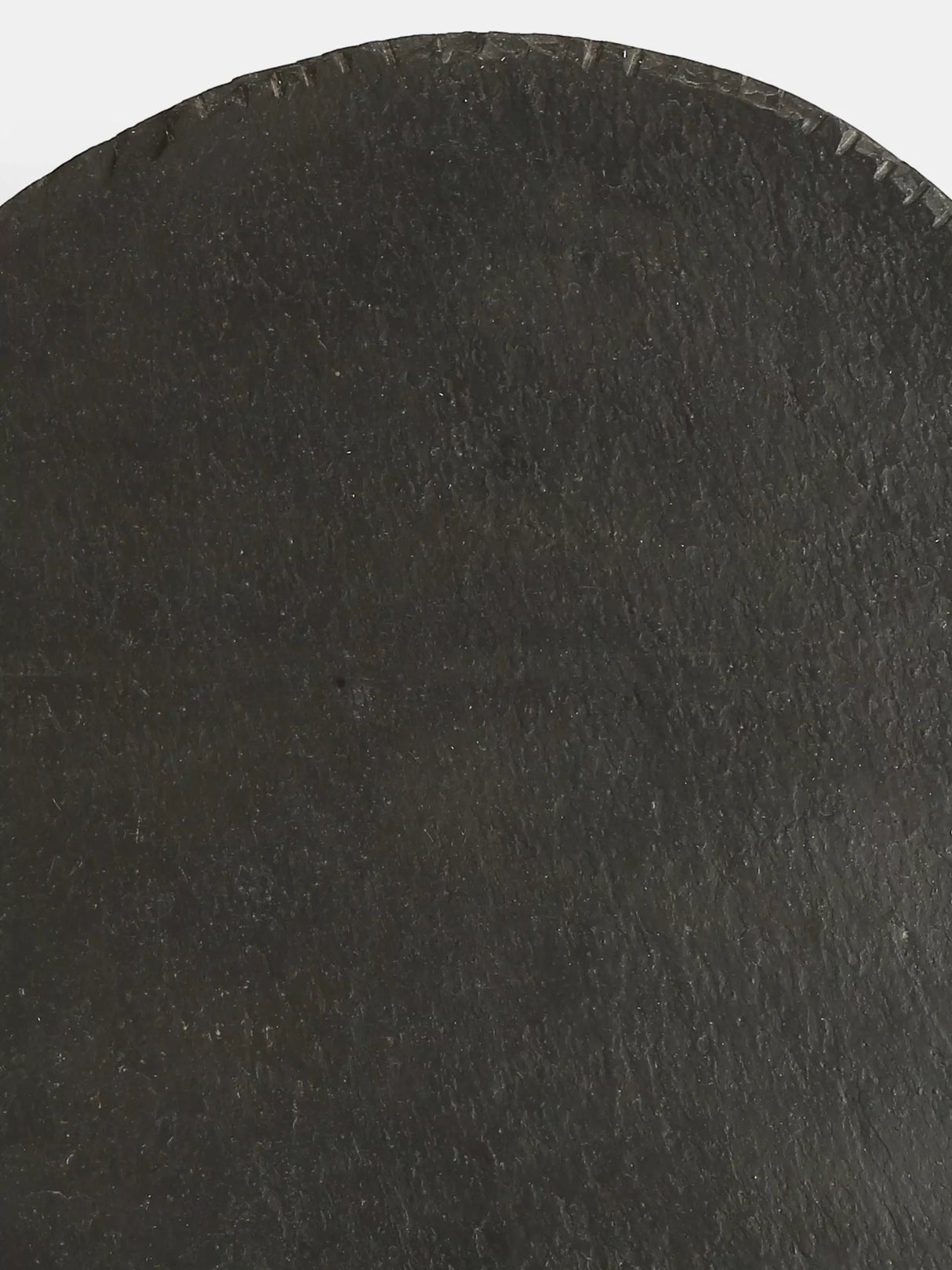 Cake Stand - Black Stone With Raw Edges