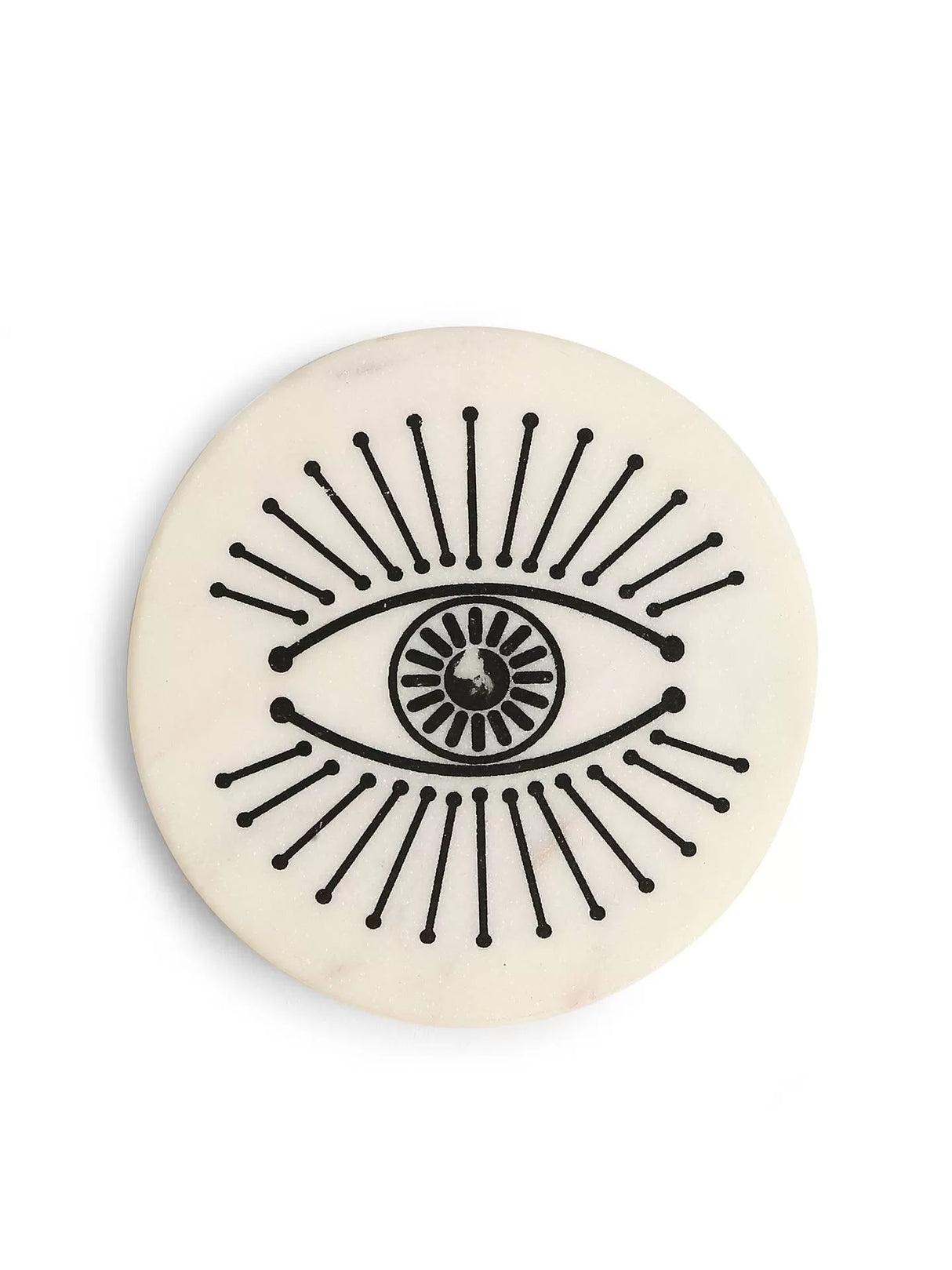 Marble Coaster - Evil Eye Set of 4