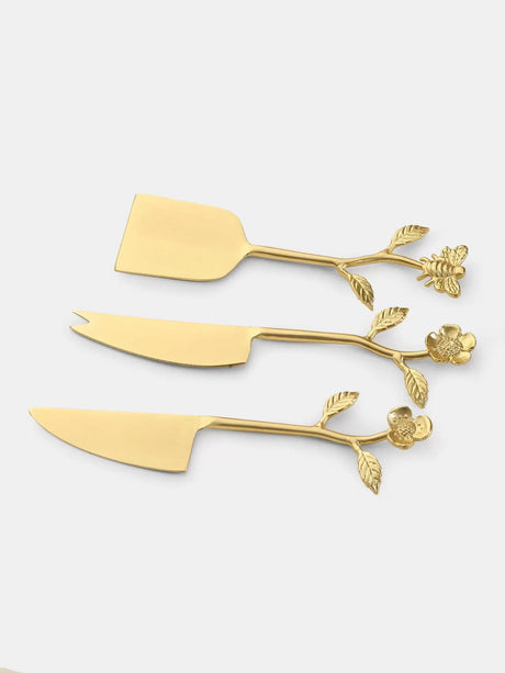 Cheese Set - Flower & Bee
