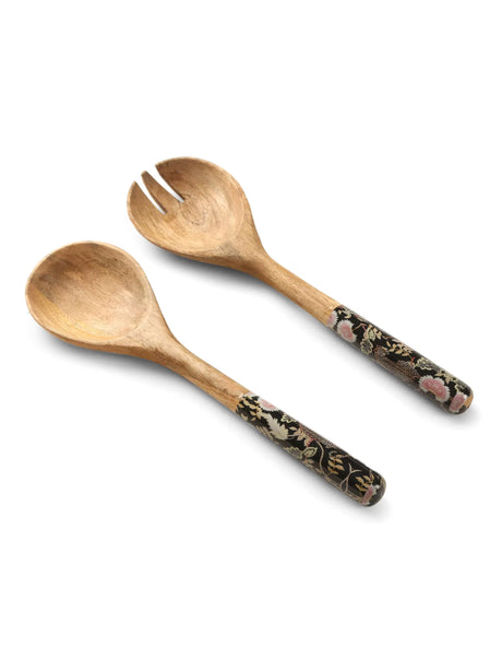 Salad Servers - Decal Forest Design