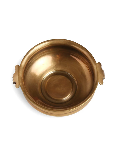 Vintage Decor Items - Urli - Antique Gold Finish Brass - L