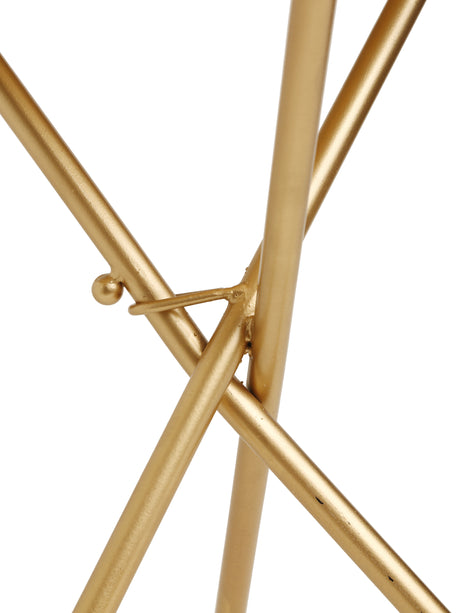 Foldable Table - Ivory Enamel Finish