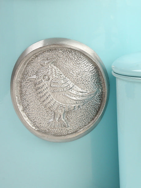 Bird design Blue Canister set