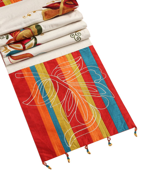 Table Runner - Multicolor Embroidered