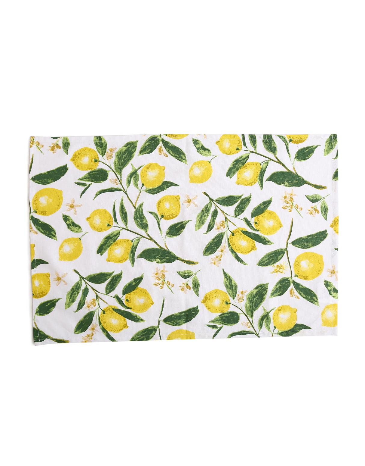 Lemon Branch design Kitchen napkin set of 4