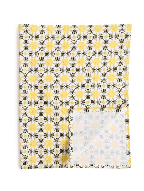 Kitchen Linen - Set of Bee Design Pot Holder, Glove, Apron and Kitchen napkins set of 2 (total 5 pcs)