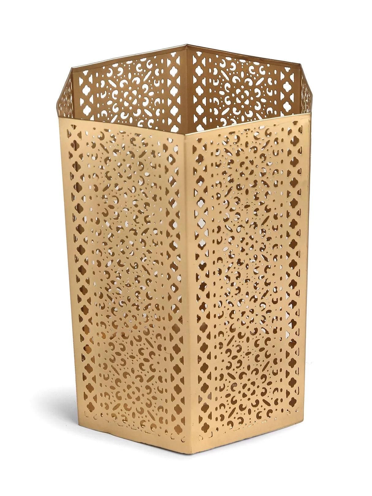 Lantern - Antique Gold Finish - L