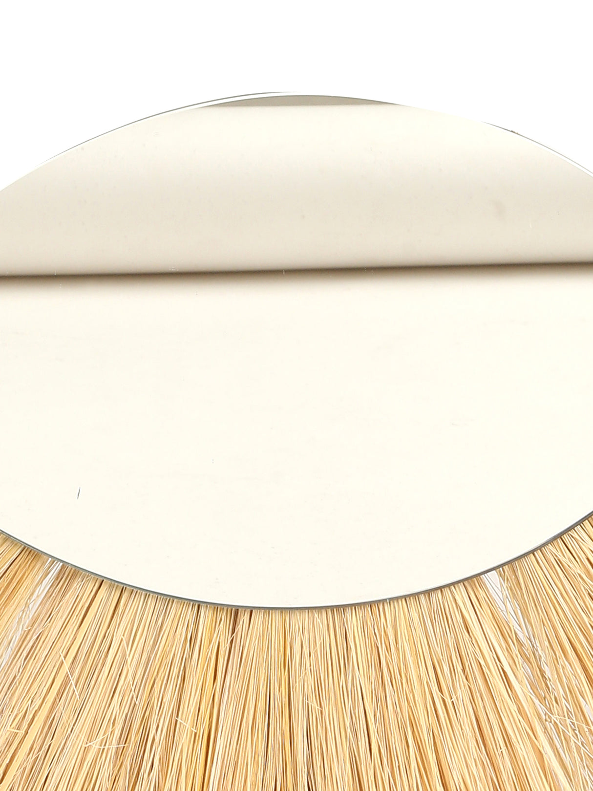 Mirror - Eye shaped decorative crafted with Natural sea grass