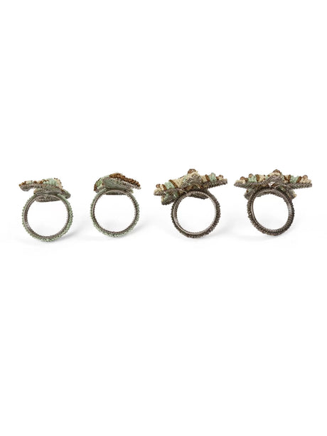 Napkin Rings - Sealife Beaded Set of 4