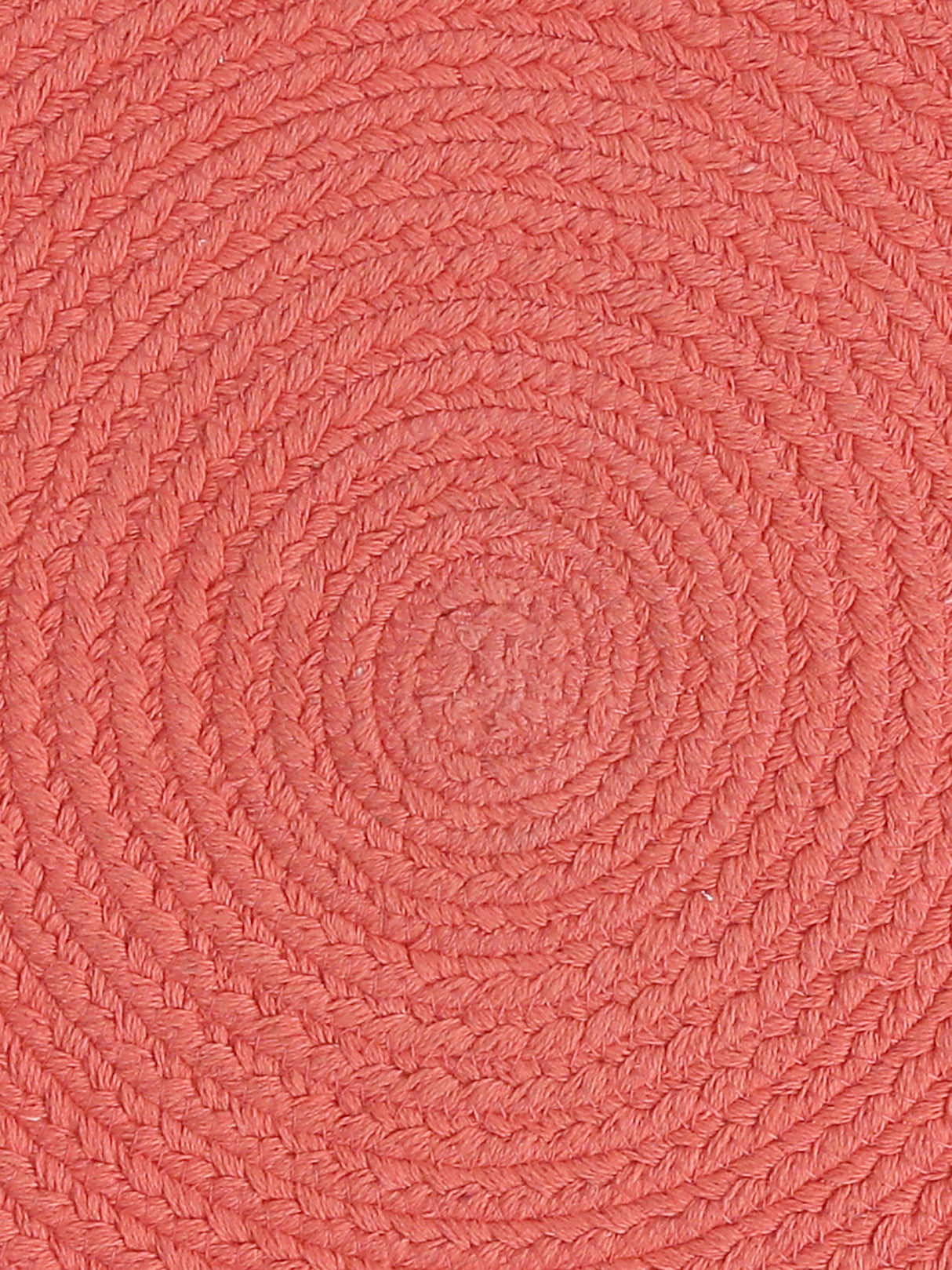 Cotton braided placemat -Orange