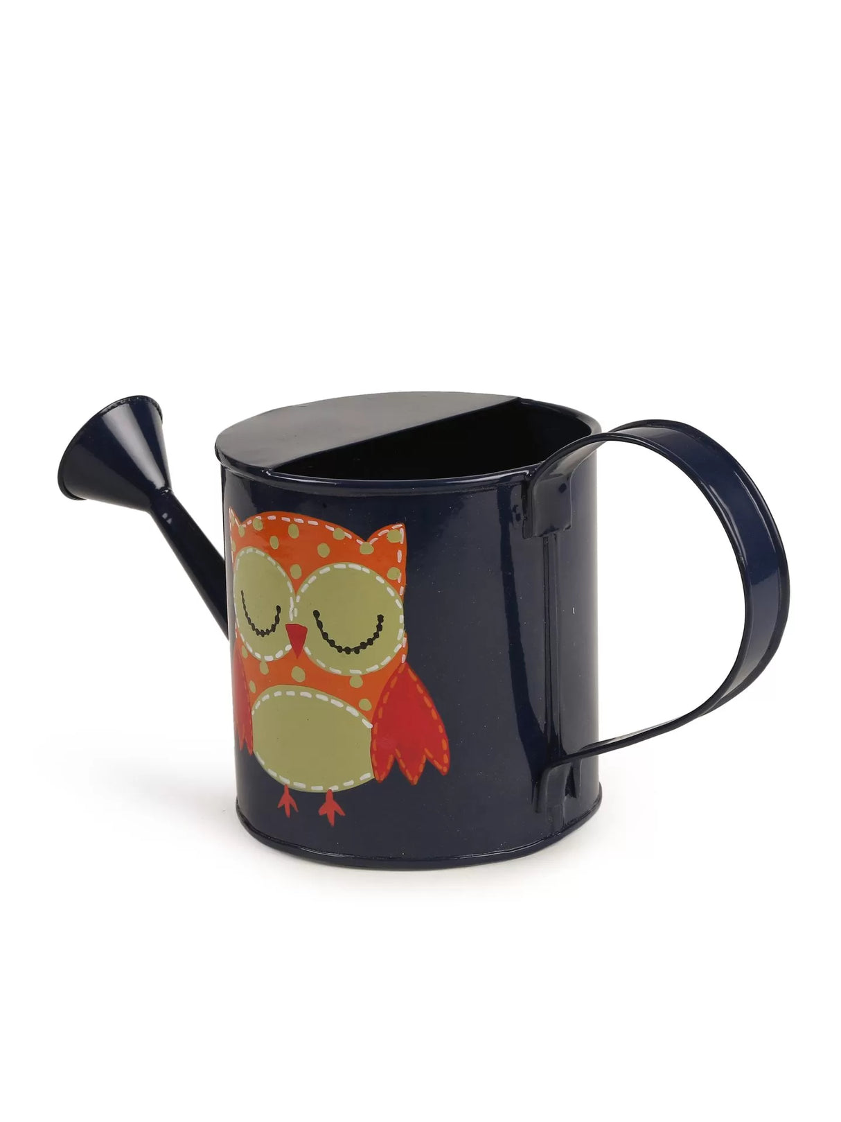 Owl Design Watering Can - Blue