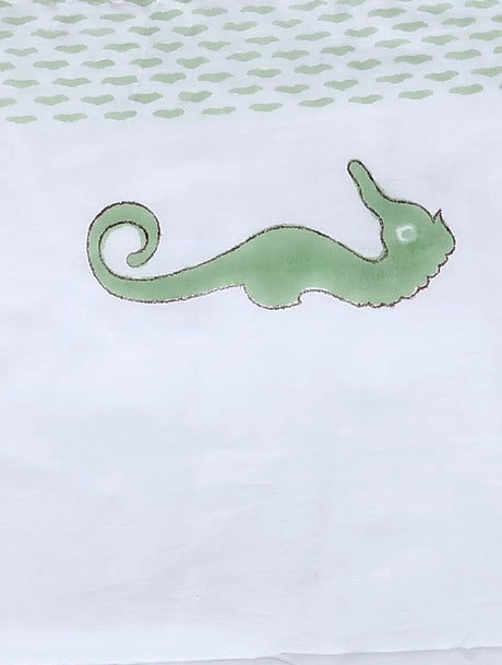 Baby Dohar - Seahorse Hand Print