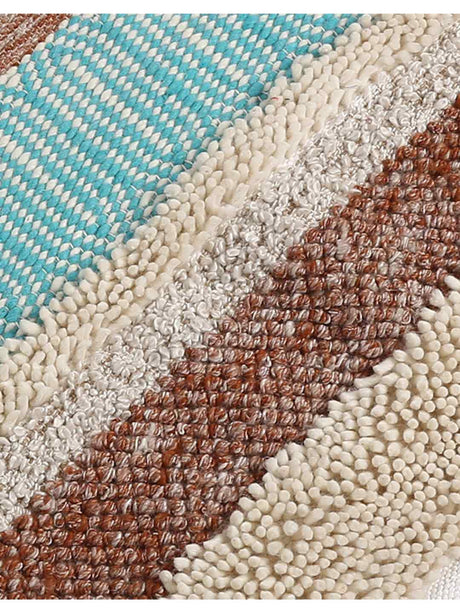 Handwoven Multicolor Tufted Rug