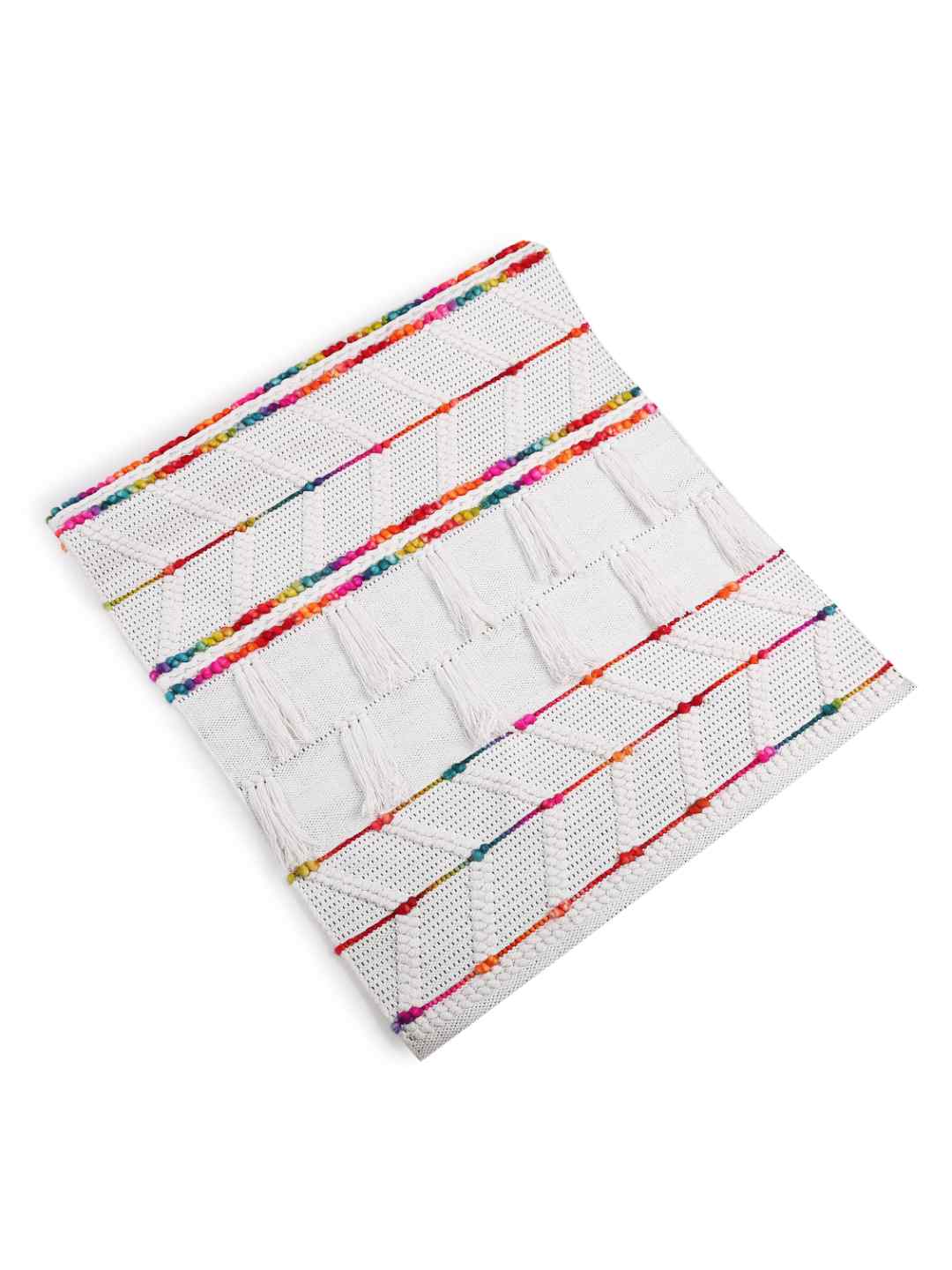 Handwoven Pit Loom Multicolor Rug