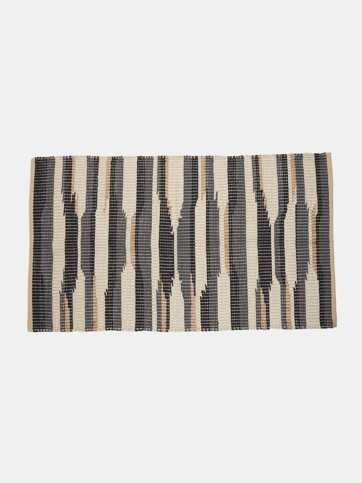 Blue And Off White Dari With Golden Details