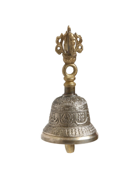 Bell - Dorjee Design Hand Bell in Brass
