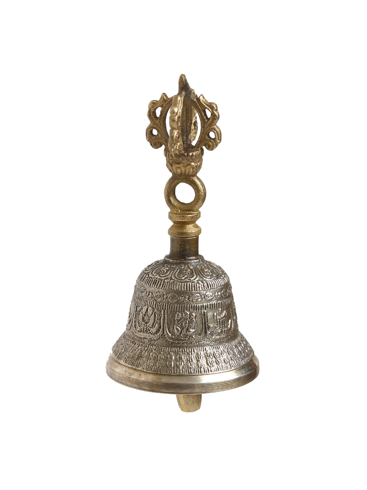 Bell - Dorjee Design Hand Bell in Brass