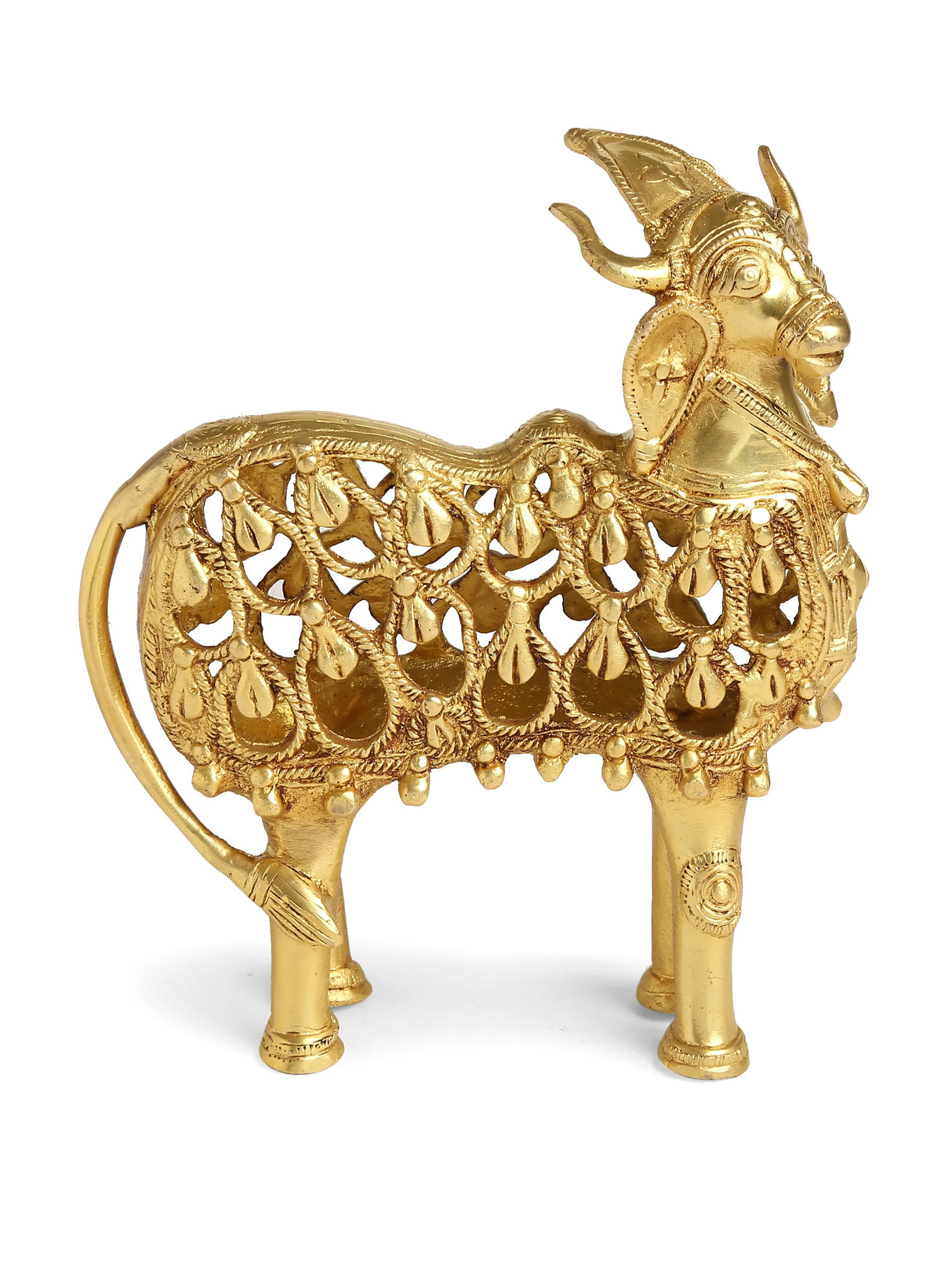 Brass Statue - Unique Dhokra Cow