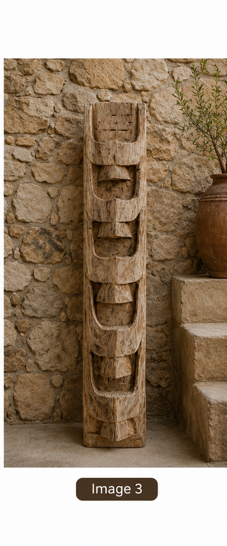 Handcrafted Wooden Tribal Mask naga panel