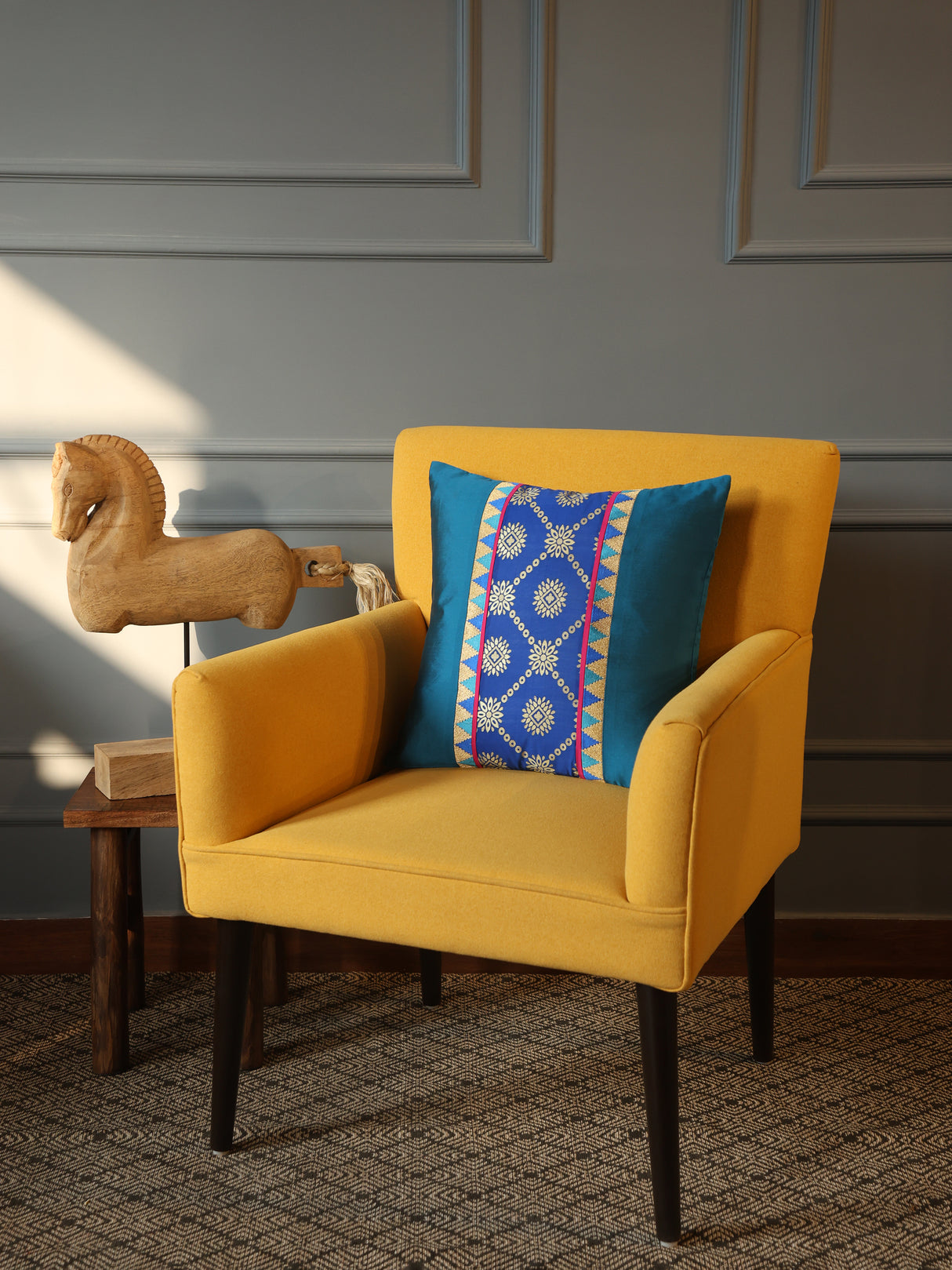 Sari Silhouettes - Cushion Cover