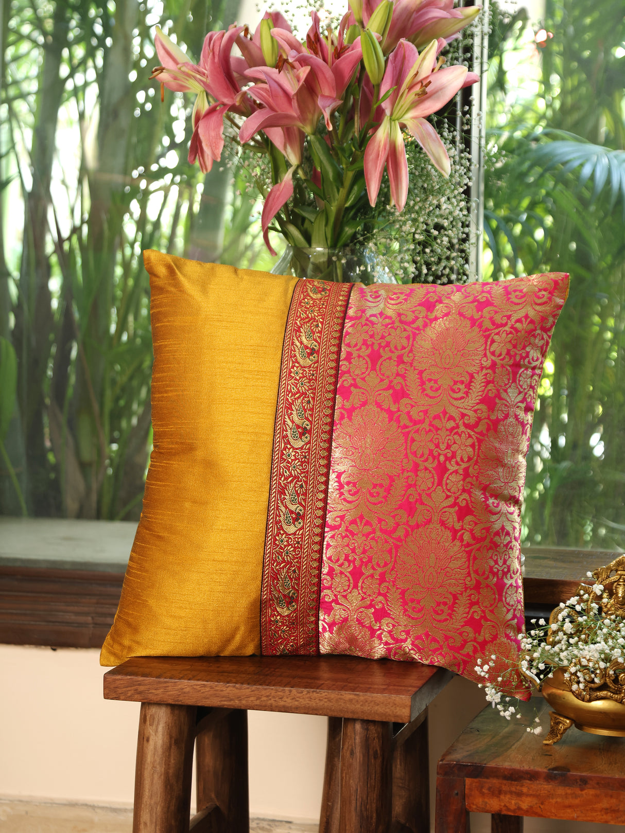 Sari Silhouettes - Cushion Cover