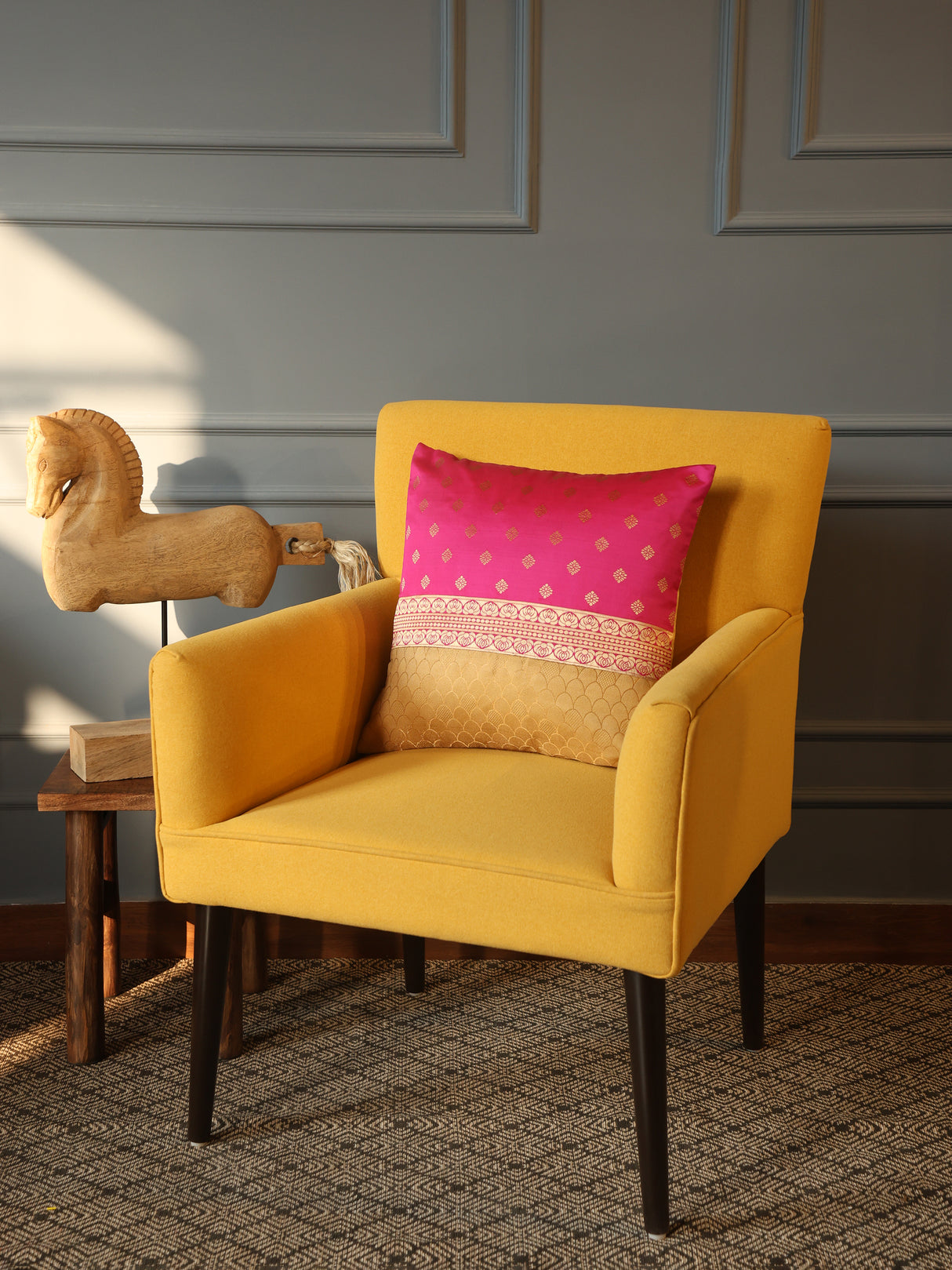 Sari Silhouettes - Cushion Cover