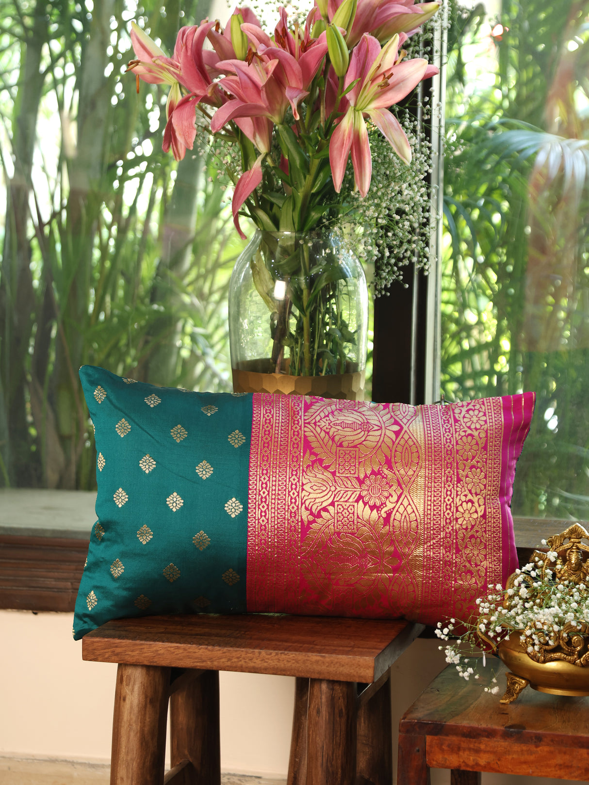 Sari Silhouettes - Cushion Cover