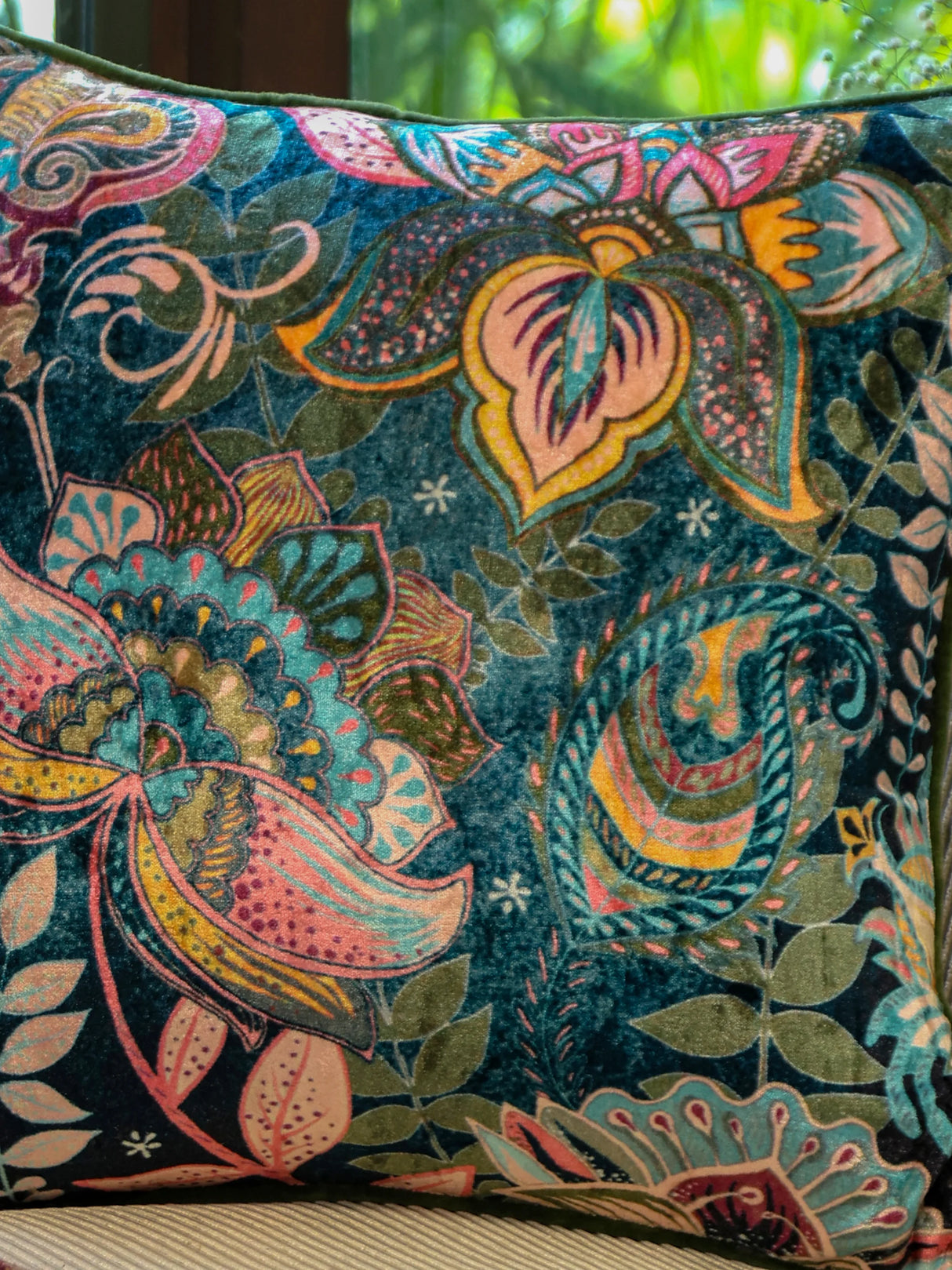 Digital Jungle Printed - Cotton Viscose Cushion