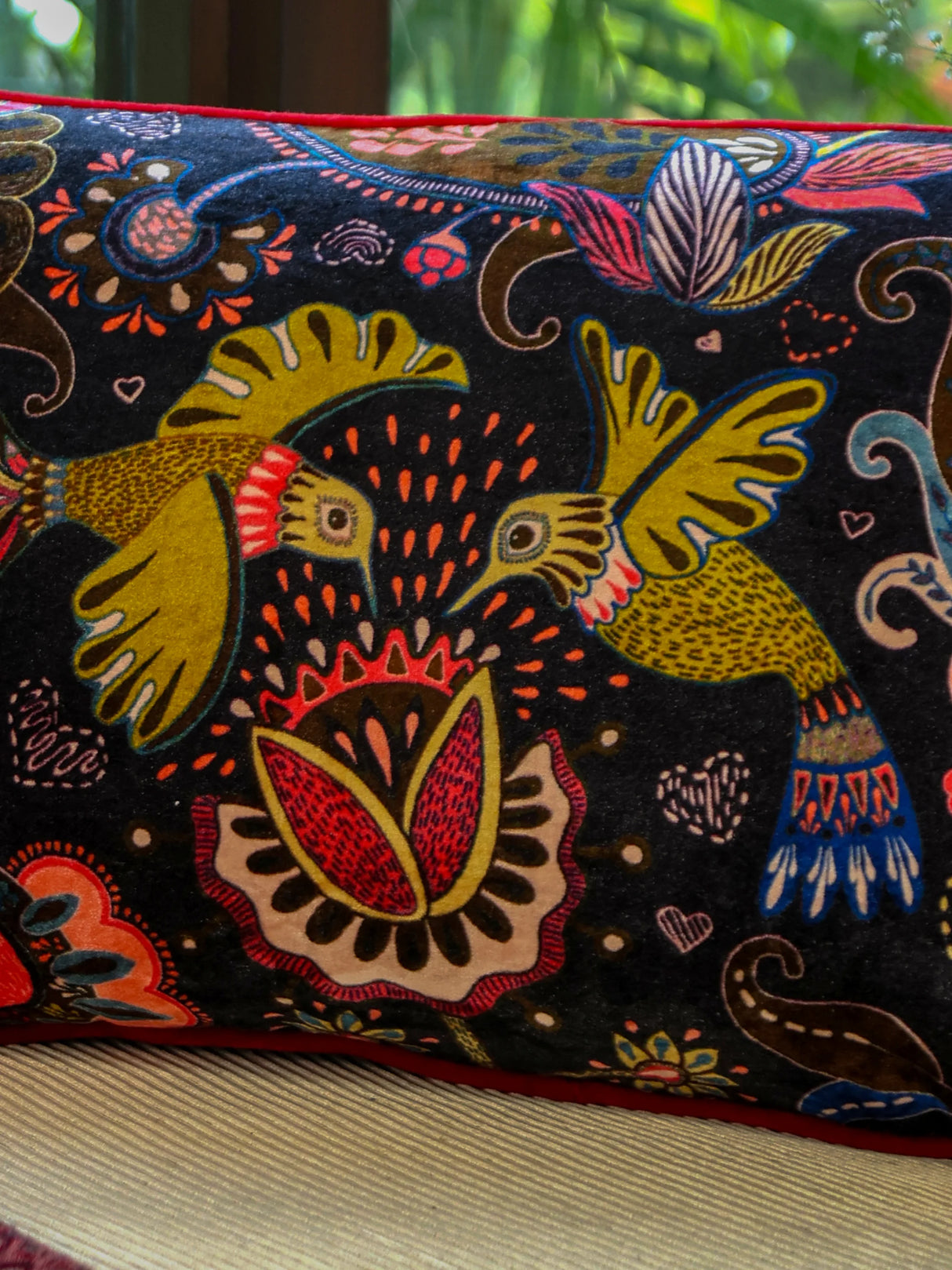 Digital Jungle Printed - Cotton Viscose Cushion