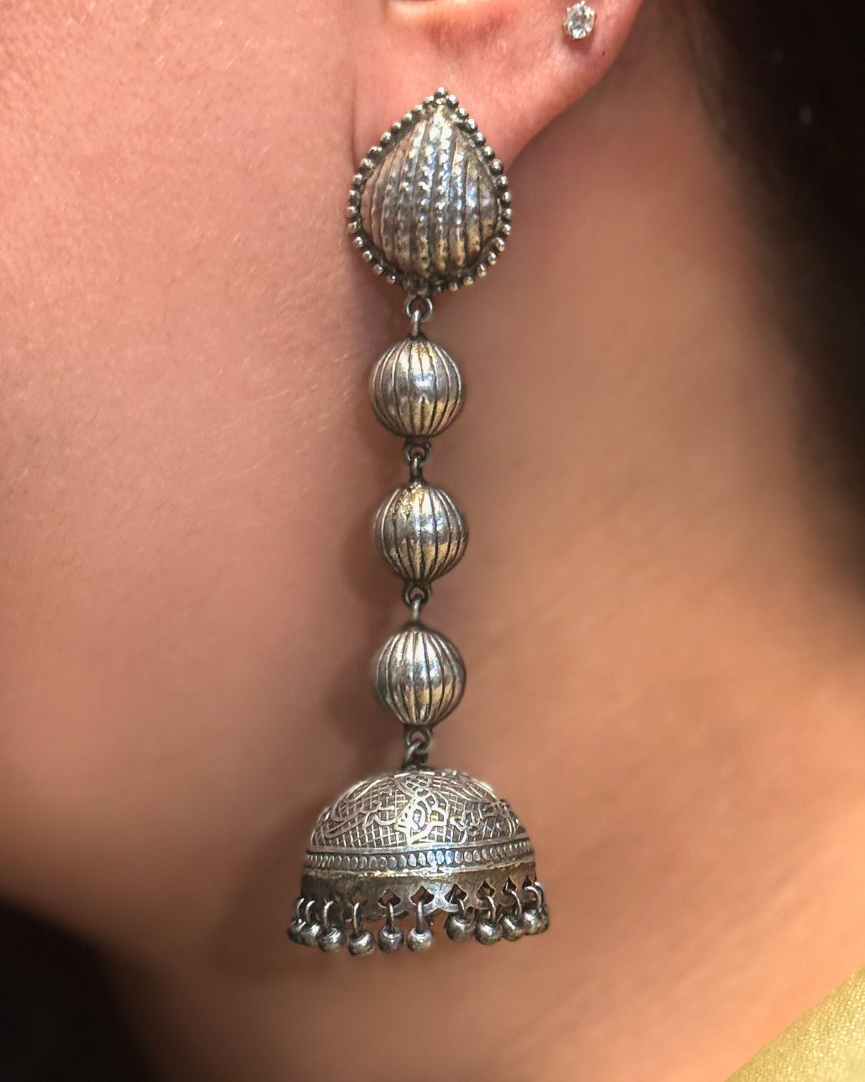Nazia Three tier Long Jhumka