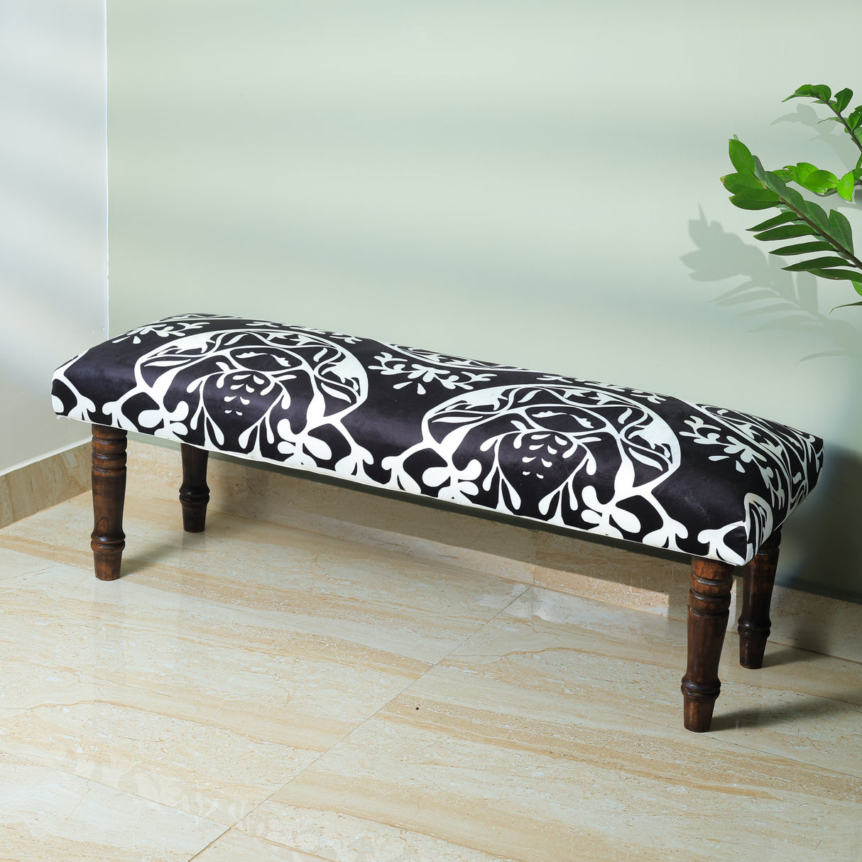 Suzzani Printed Bench