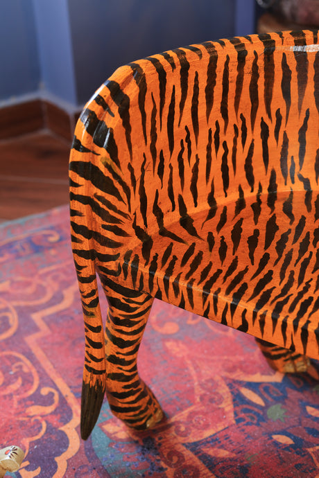 Chair - Wooden Tiger Painted (Baby Chair)