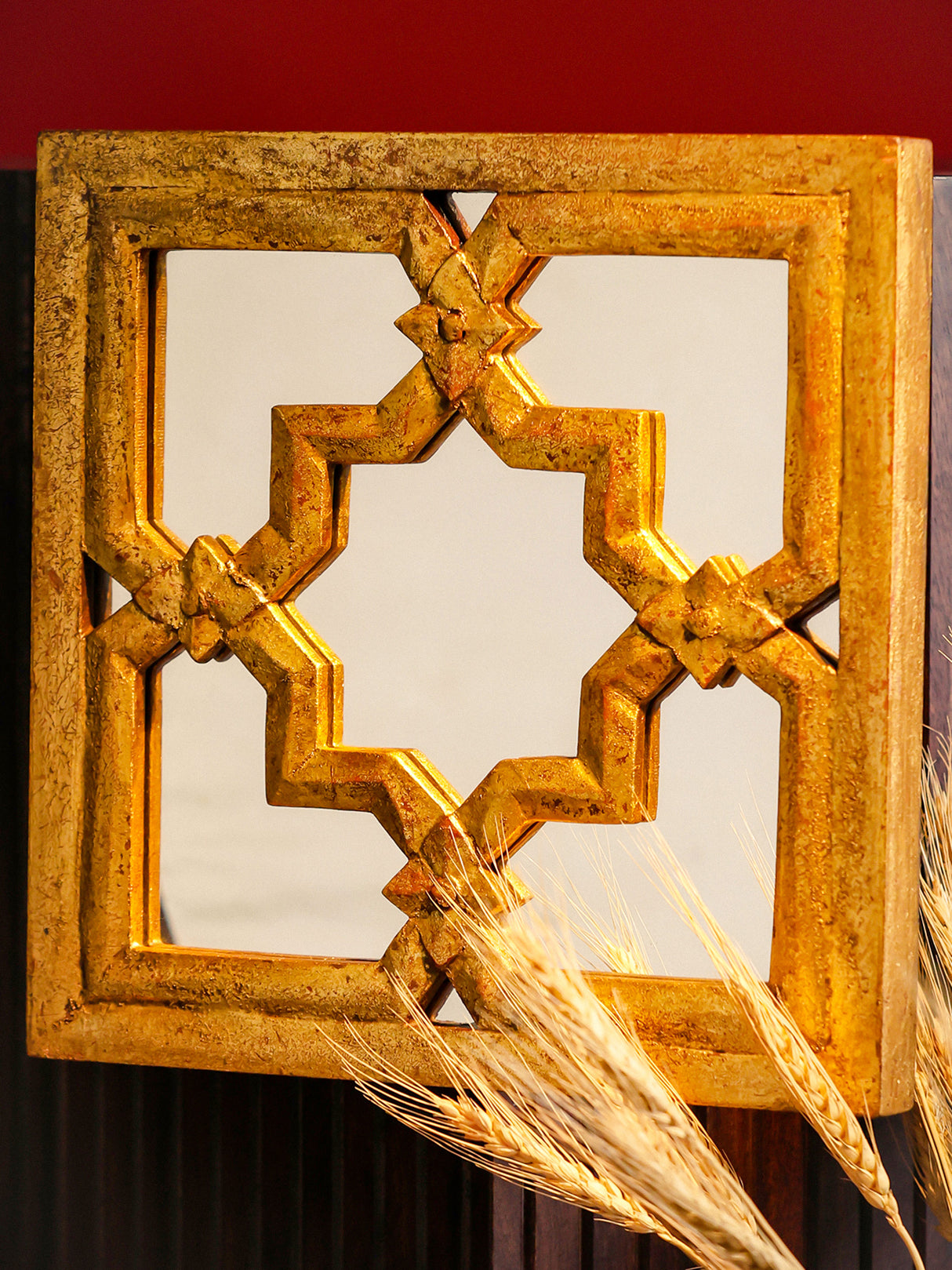 Carved Frames - Gold Foil Elegance with a Moroccan Twist
