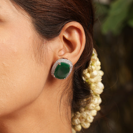 Sera Emerald Royale Statement Necklace Set