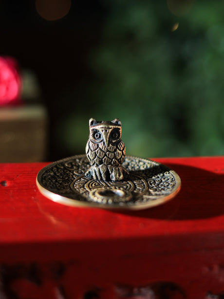 Divine Owl Incense Holder