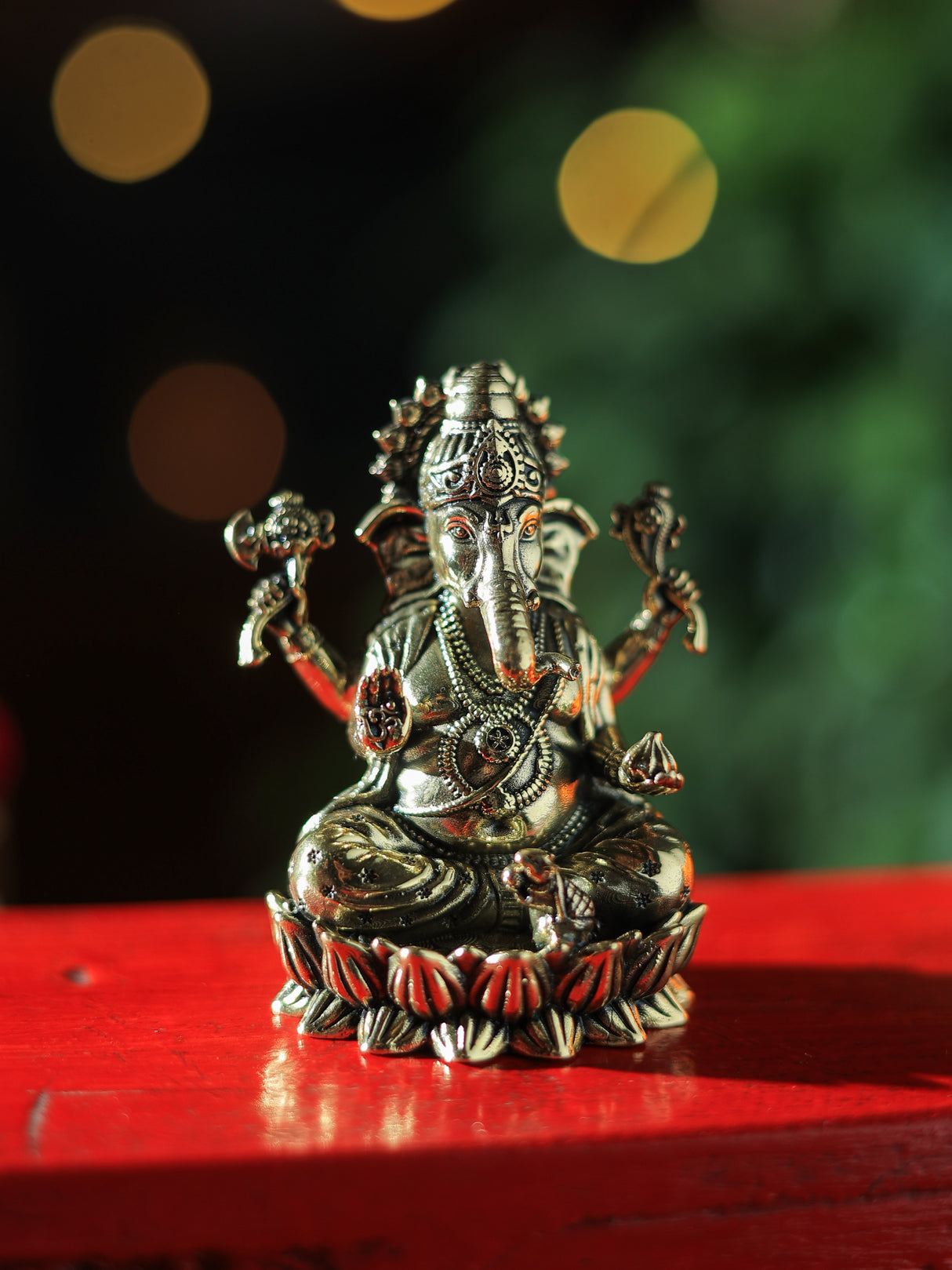 Laxmi Ganesha Brass Statue