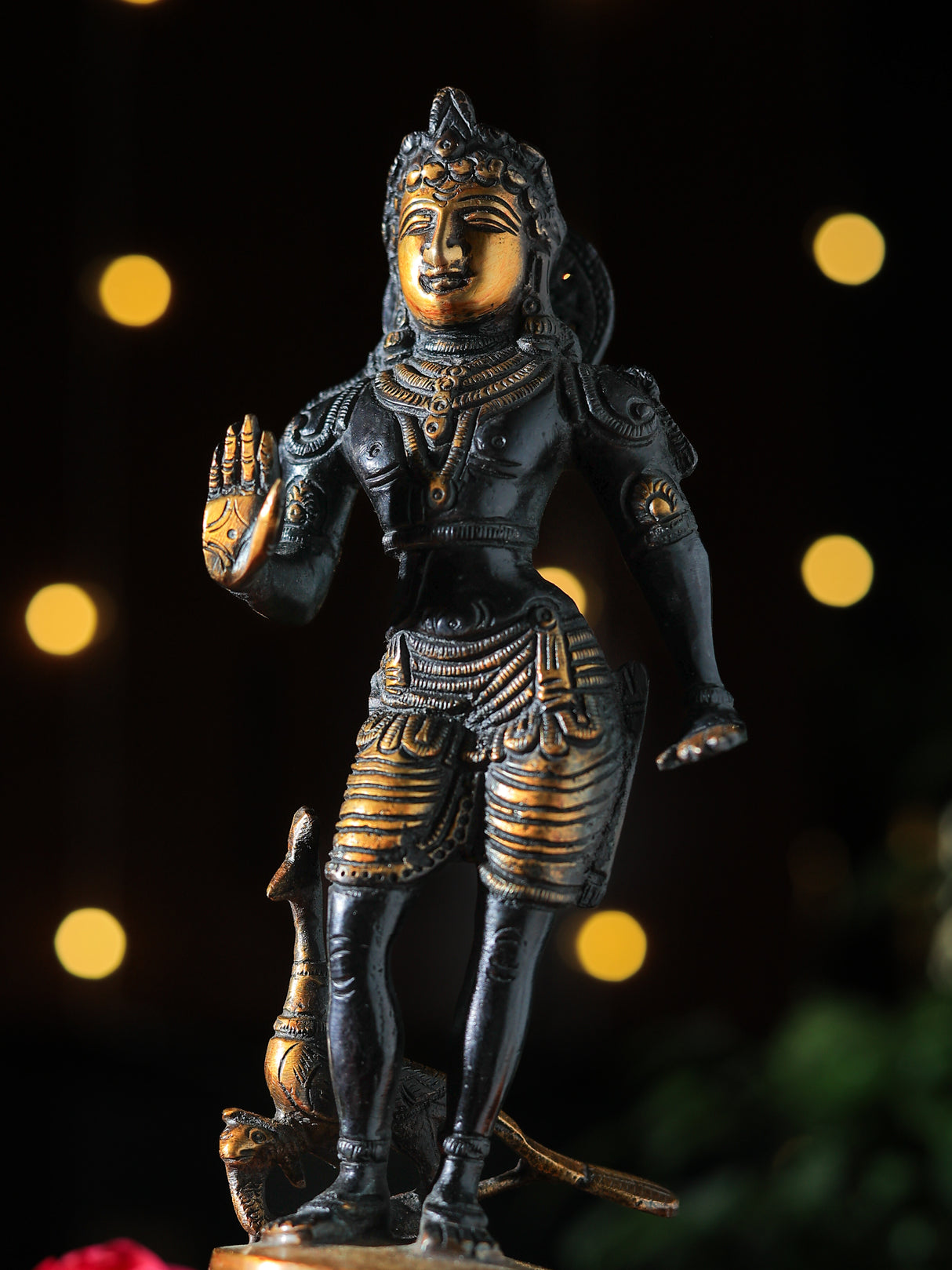 Lord Kartikeya Brass Statue