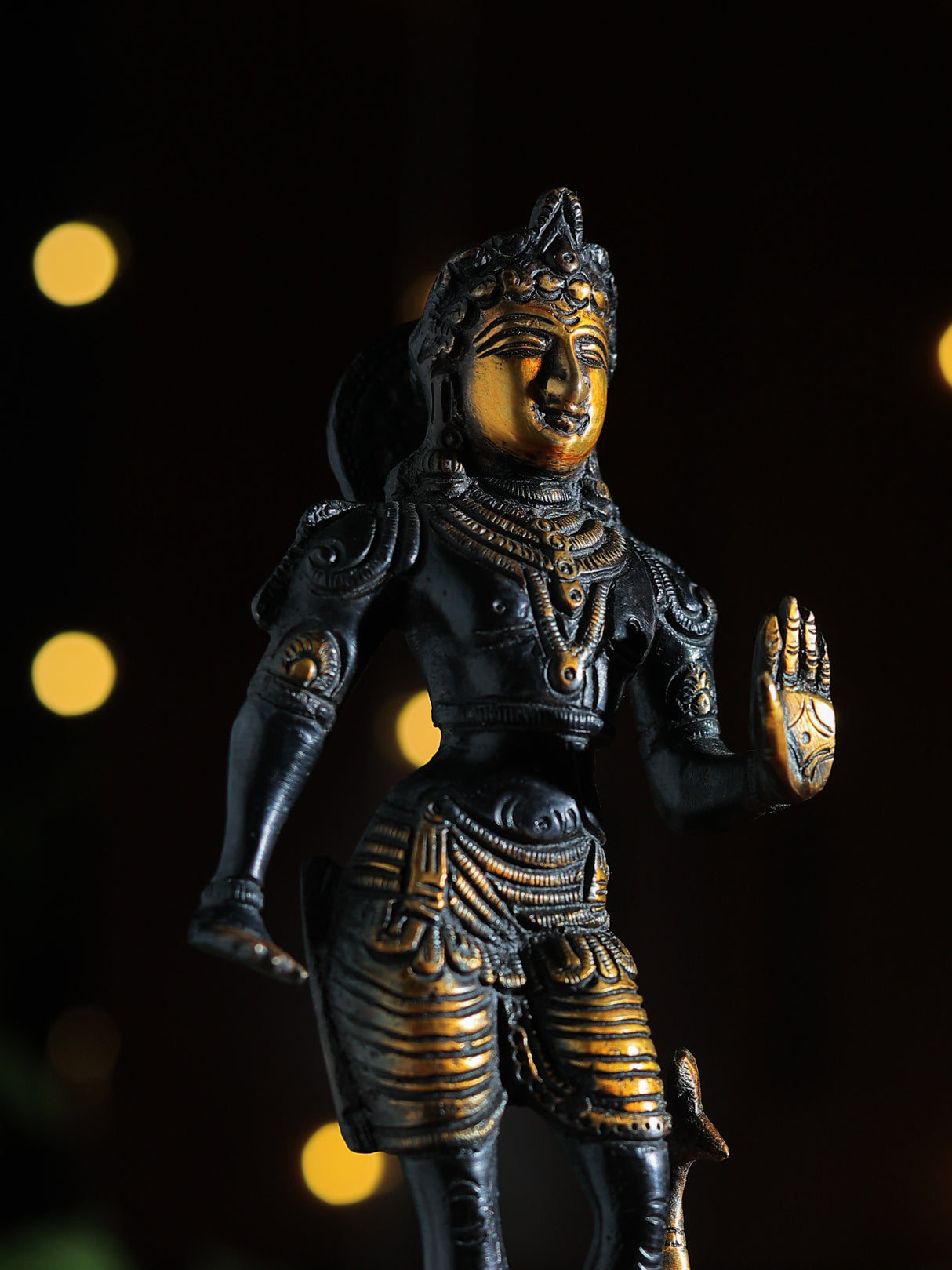 Lord Kartikeya Brass Statue