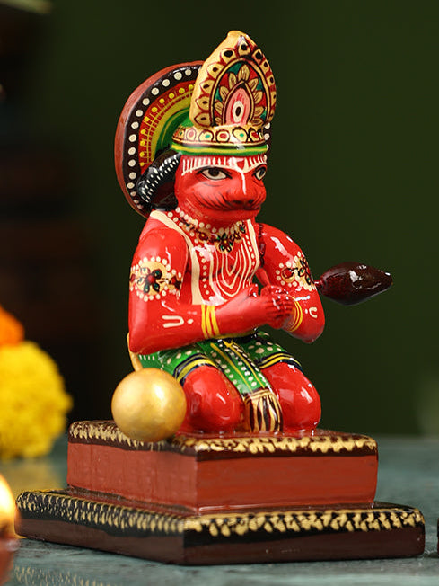 Antique Idols - Garuda and Hanuman Pair