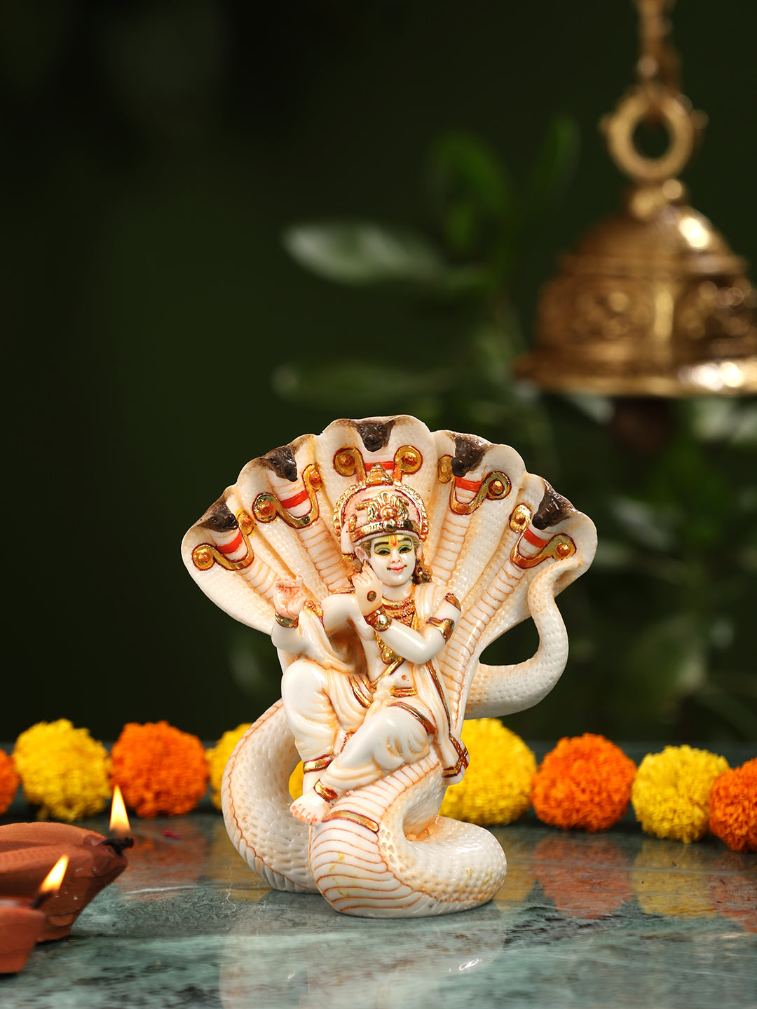 Krishna with Kaaliya Nag