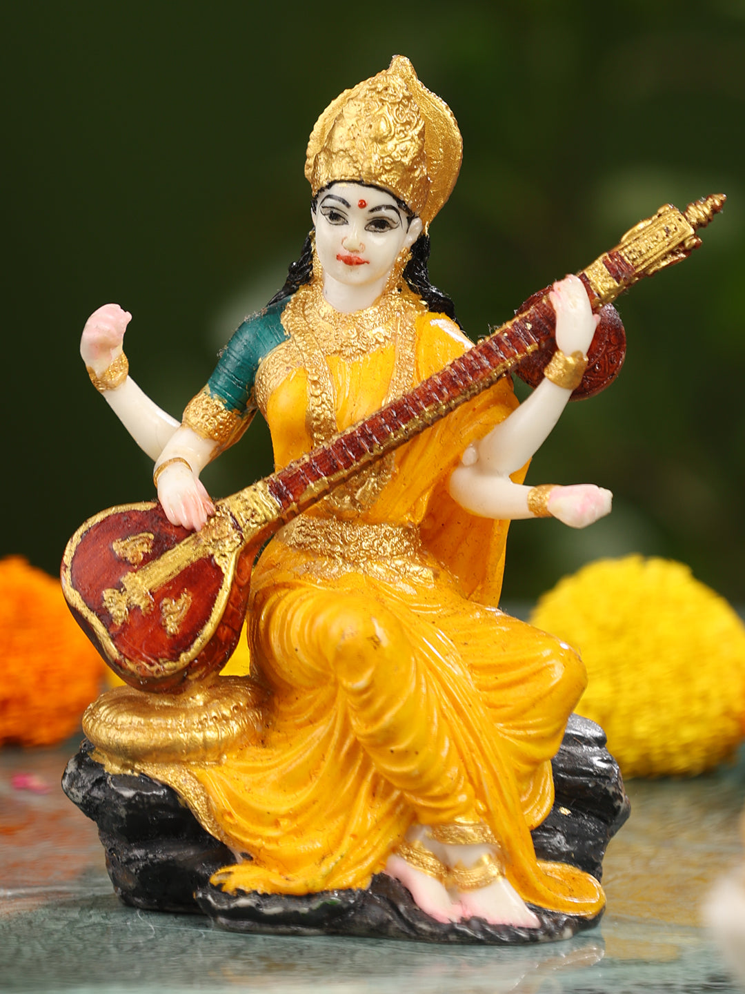 Marble Saraswati Statue
