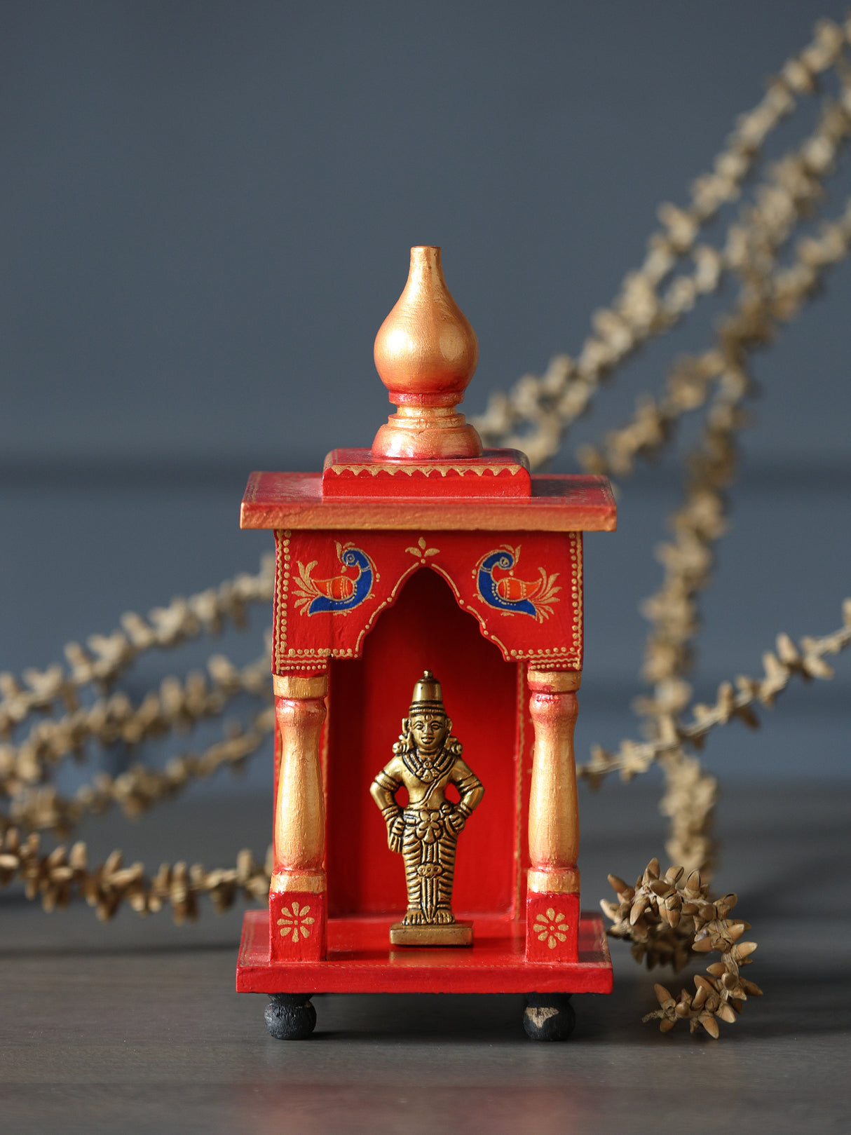 Antiquity Rustica Collective - Small Temple Cow Painted