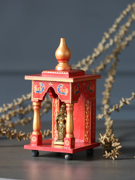 Antiquity Rustica Collective - Small Temple Cow Painted