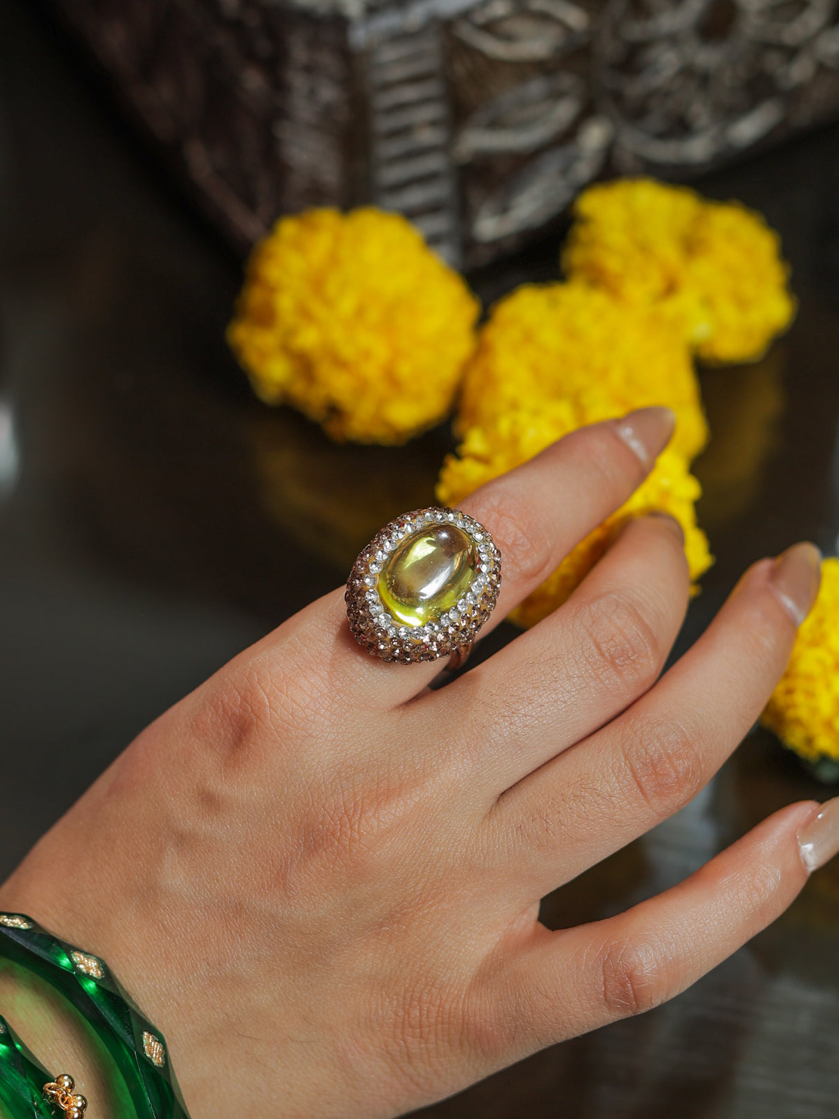 Celeste Cocktail ring