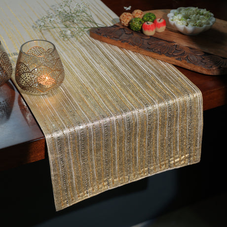 Gold Foil Table Runner