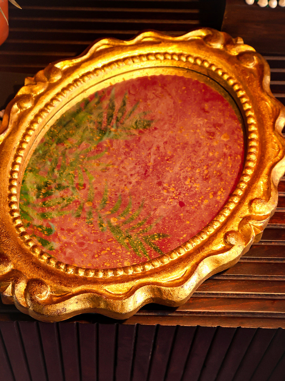 Mirror Trays - Glistening Gold Foil Glamour