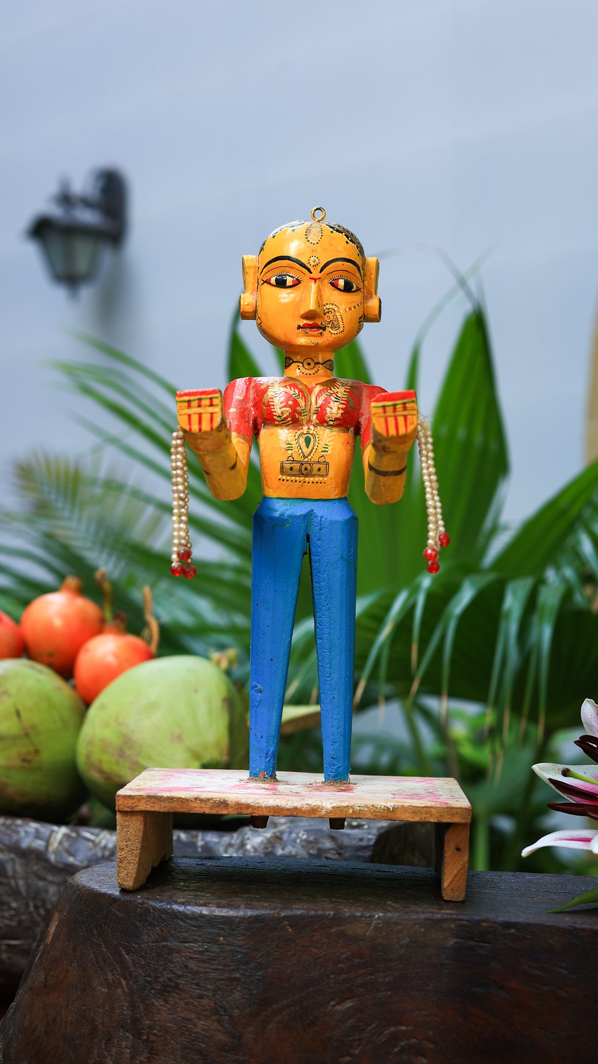 Gangaur Doll - Vintage Wooden