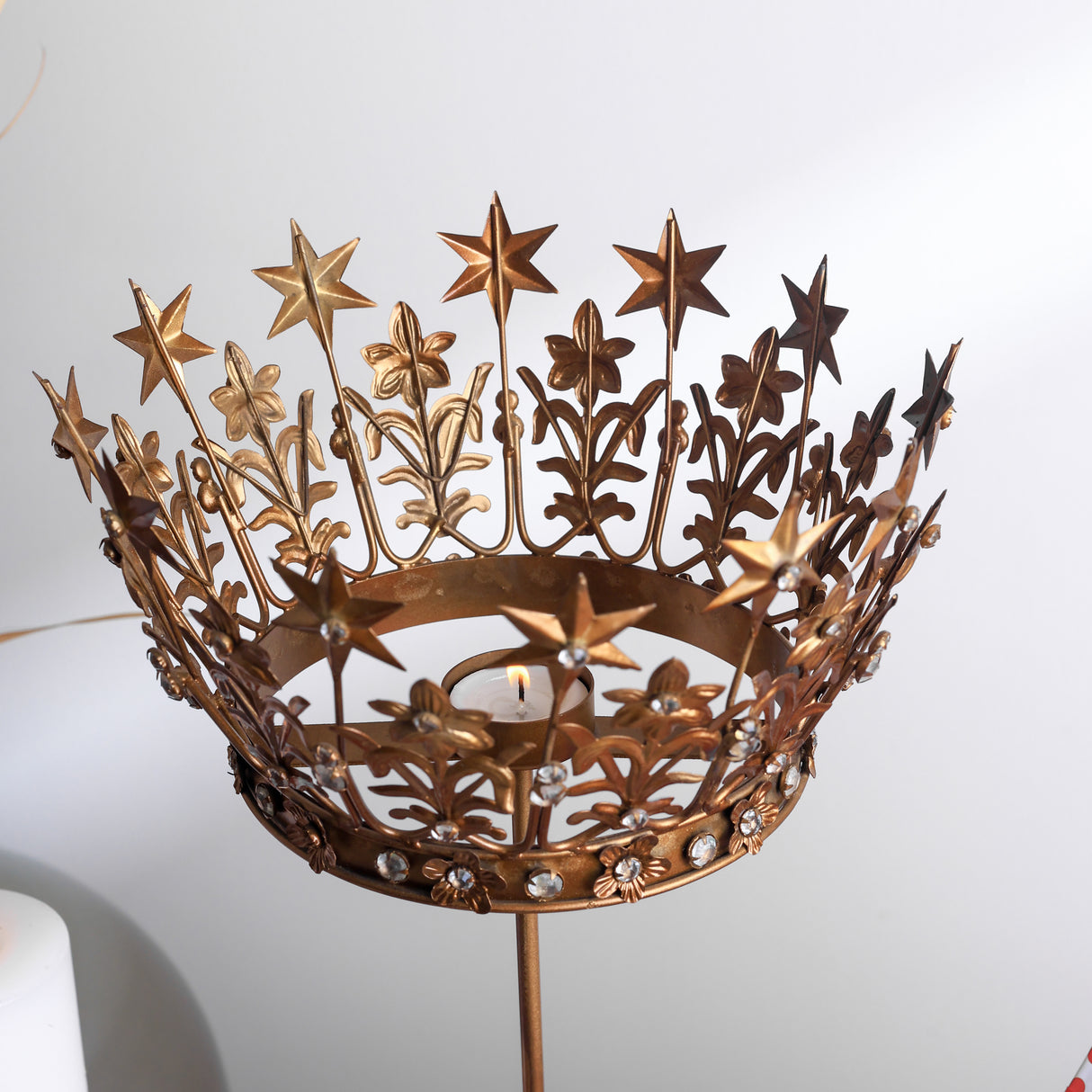 Celestial candle holder