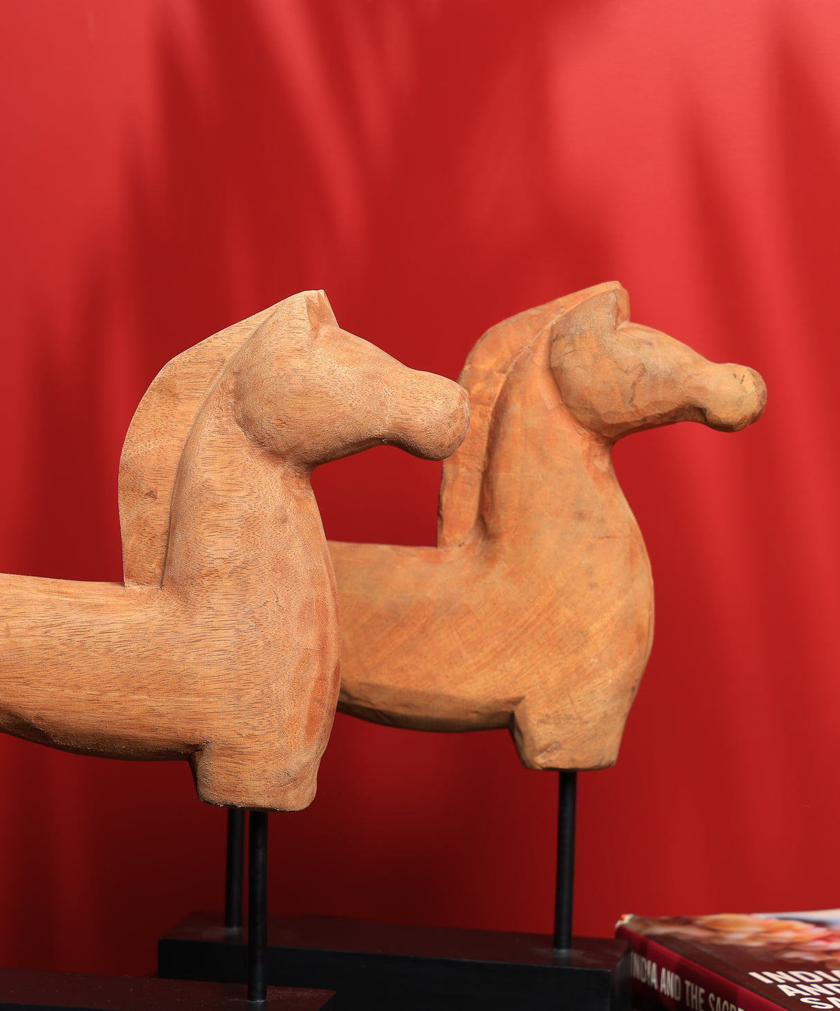 Horse statue in Burn Wood